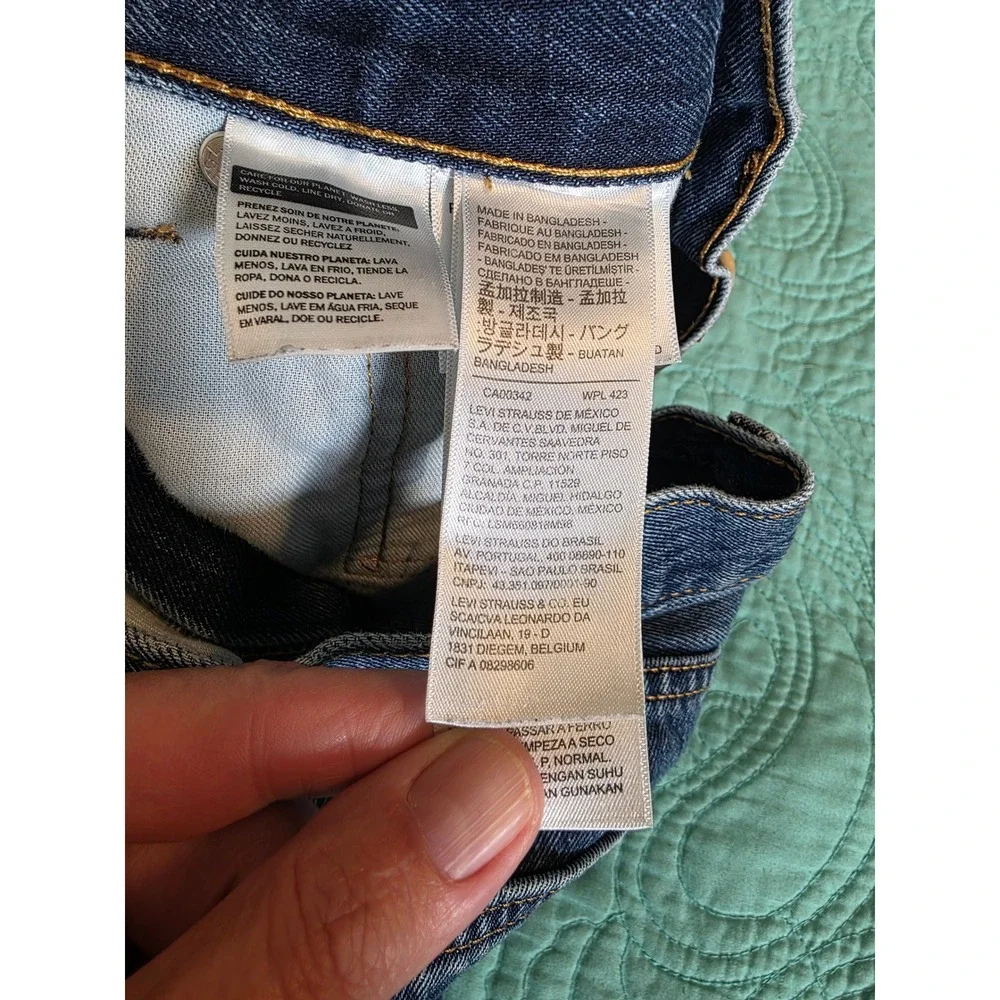 Levis 550 Relaxed Fit‎ Tapered Leg Blue Jeans Mens 34x30 Medium Wash Denim